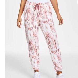 Jenni Pink Swirl Jogger Pants Size 3x